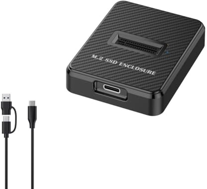 Fangxuee M.2 Hard Disk Holder Nvme/Dual Protocol Solid State Hard Disk Box Usb3.2 Notebook External NVME SD Docking Station