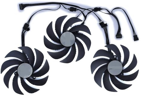FDMOZRE GAH3S2U,GPU Cooler,Graphics Card Fan, For GIGABYTE 4090 for GAMING OC, For RTX4090 WINDFORCE V2,Video Cards Cooling(3 Pcs Fan)