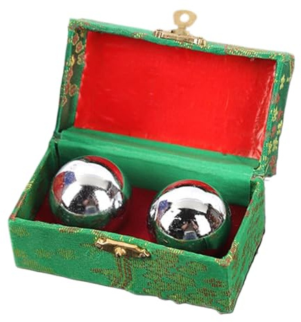Chinesische Baoding Balls, 2 Stück Finger Fitness Chinesische Baoding Bälle, Krafttrainingsgerät Zur Gesundheitsentlastung, Für Zuhause, Unterwegs, Büro, Yoga und Pendeln
