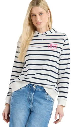 Cecil Damen Sweatshirt mit Kapuze und Chestprint