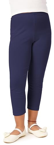 Merry Style Mädchen 3/4 Leggings aus Viskose MS10-131 (Marineblau, 110)