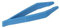 10 pz PINZETTA MEDICA in plastica Polipropilene Pinza Blu Monouso