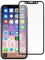 TM Concept® - Apple iPhone X - Verre trempé incurvé Noir - Vitre Protection 3D Curved