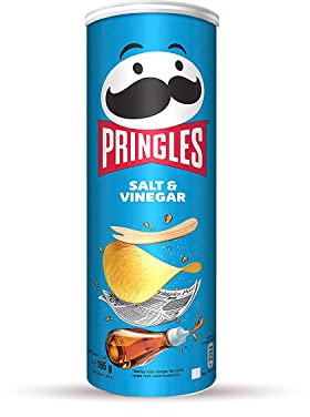 Pringles - Salz & Essig - 185 g - [3er Pack]