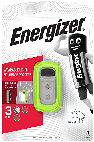 Energizer MAX - Linterna LED para Deporte Clip and go, 30 lúmenes, linternas Especiales para Necesidades específicas