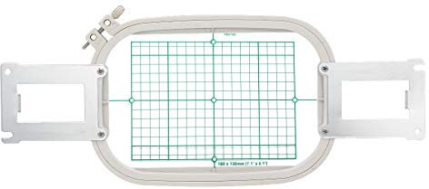 Sew Tech Stickrahmen für Brother VR PR670E PR1000 PR1000e PR1050X PR1055X PR600 600C PR620 620C 600II 600IIC PR650 PR650e PR655 usw. Näh- und Stickmaschine, 7-1/8×5-1 20,3 cm. 180 x 130 mm