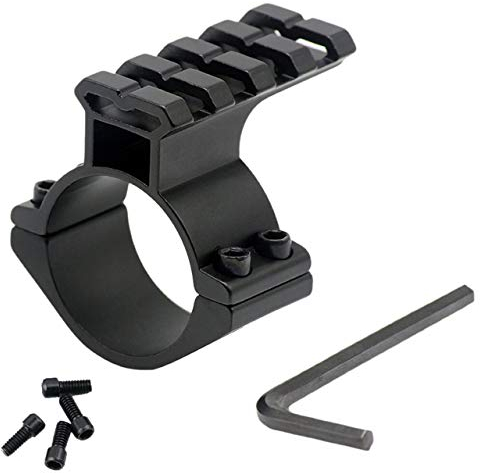 RimFly Rail Picatinny Anillo 25mm para Airsoft Rifle con Riel 20mm Tactico de Montaje Tubo Handguard para Armas Weaver Riser Keymod Adaptador Soporte Miras Telescopicas con Carril