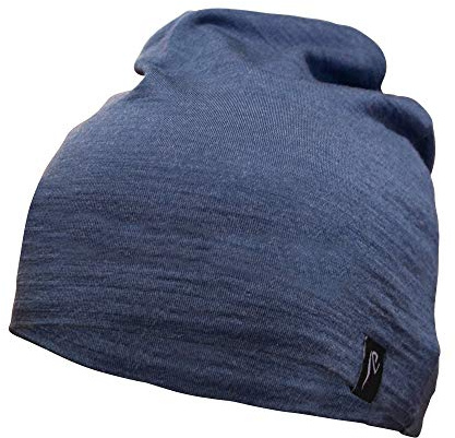 Ivanhoe of Sweden Underwool Hat Blau, Merino Kopfbedeckung, Größe One Size - Farbe Steelblue