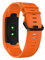 KINOEHOO Ersatzarmband kompatibel mit Polar A360 A370 Edelstahl Armband Weiche Silikon Uhrenarmbänder.(Orange)