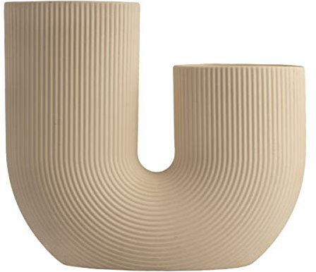 Storefactory Vase STRAVALLA beige 24x7x21cm
