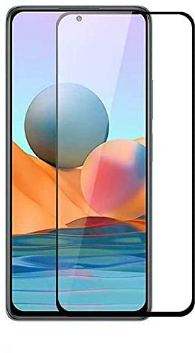Todobarato24h Protector Xiaomi Redmi Note 10 / 10S (6.43) Cristal Templado Negro Completo Cubre Todo
