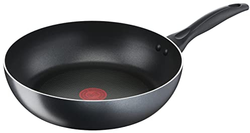 Tefal Cook & Clean Frypam B2250496 Bratpfanne, antihaftbeschichtet, 24 cm, Schwarz