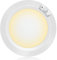 Awanber Deckenlampe Batteriebetrieben mit Bewegungsmelder, 210LM 3000K Hell Batterie Deckenleuchte Kabellos LED Schranklampe für Schuppen,Garage, Keller, Dachboden, Flur, Camping - Ø16cm Warmweiß