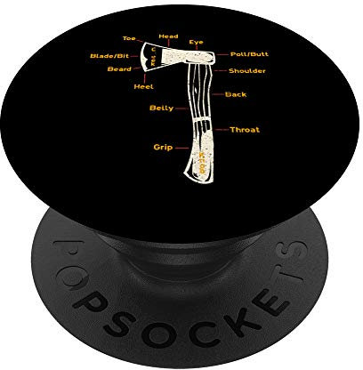Hache à lancer avec hachette vintage PopSockets PopGrip Interchangeable