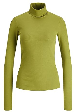 JACK & JONES JJXX Women T-shirts Roll Neck, Long Sleeves, Stretch Fit for Casual and All-Day Wear