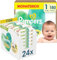 Pampers Harmonie New Baby Wipes Set mit Windeln Größe 1 (2-5kg, 180 Stück) MONATSBOX, und New Baby Feuchttücher, 1104 Tücher (24 x 46), Baby Erstausstattung
