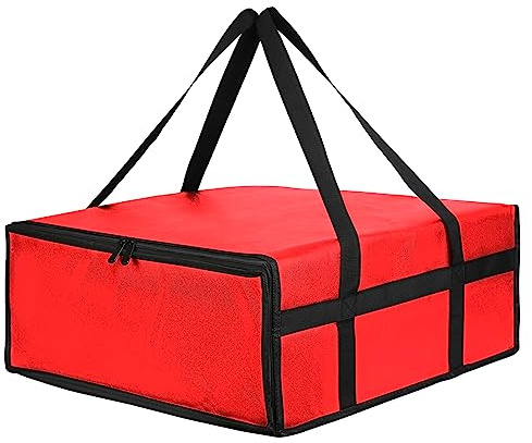 musbus Pizza Carrier Insulated Bags Large for Deliveries, Insulated Pizza Carrier Delivery Bag 20x20 Food Bag for Personal and Professional Use