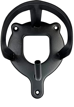 JA Horse Trensenhalter aus Metall für Pferde, Reitstall, Sattelkammer (1 Stück, schwarz)