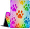 BPQOJB for Microsoft Surface Pro 7 Case with Adjustable Stand & Auto Wake/Sleep Slim Smart Protect Cover Tablet Case for Microsoft Surface Pro 7 Plus/6/5/4 12.3 inch - Dog Paws
