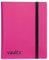 Vault X 9-Taschen-Trading-Kartenordner mit Gurt, 360 Karten, Standardgröße, 20 seitlich ladbare Seiten, Sammelordner für Sammelkartenspiele, Sportkarten, TCG (Rosa)