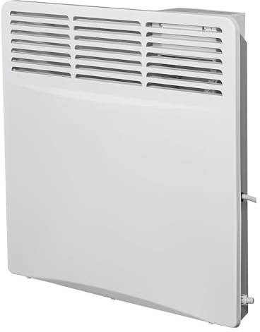 Radiateur électrique Adam Amba 1000W en blanc - Prise UE