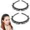 SSyang 2 PCS Haarband Mit Twist Clip Frisurenhilfe Haarband Mit Clips,Haarreifen Mit Klammern Hair Twister Haarreifen,Twist Clip Stirnband MäDchen Haarschmuck Doppelter Clip Haarreifen(Blau+Violett)