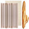 ILSSLI Baguette-Pfanne, französische Brotbackform, perforiert, 3 Brote, lang, italienische Brotform, antihaftbeschichtet, Baguettes-Bäckereiblech mit Gärtuch, 38,1 x 27,9 cm