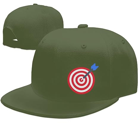 Pferdeschwanz Kappe Bullseye-Schießziele Hut Verstellbar Sport Mütze Waschbar Baseballmütze Für Erwachsene Herren Running