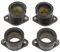 FanPaYY Jeu de collecteur d'admission de carburateur - Manchons d'admission en caoutchouc - Adaptateur d'interface pour Kawasaki ZR750 ZR-7 ZR-7S Zephyr Z750 GT750 GT750 16065-1226