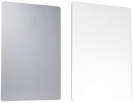 1 Pcs Standard Cutting Pad and 1 Pcs Metal Shim for Die Cutting Machine, 22x15x0.3cm Clear Polycarbonate Plastic Cutting Plate for Die Cutting Work Scrapbooking Supplies