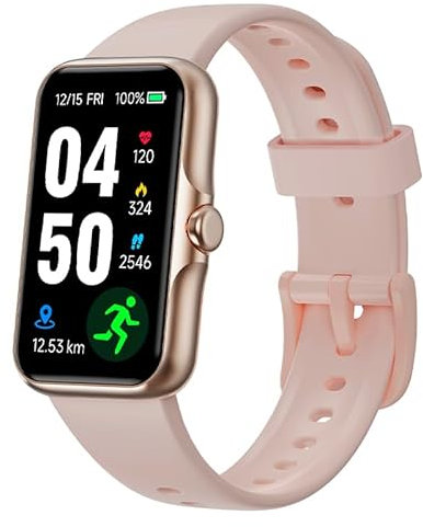 FORHAPAY Fitness Tracker Uhr für Damen Herren, 1,44 Zoll Smartwatch mit Herzfrequenz Schlafmonitor Nachrichtenerinnerung, Mehrere Sportmodi IP68 Wasserdicht Smartwatch mit Kalorienschrittzähler für