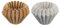 Hopbucan 200 Pieces of Coffee Filter Paper Drip Filter Paper Cake Bowl Filter Cup Oil-Proof Cupcake Liner Baking Cup High Guality Easy to Use (Small)