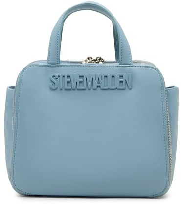 Steve Madden Damen Bdafnee Triple Compartment Satchel Ranzen, Blue Haze (blau)