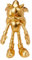 Franco Kinder Bettwäsche Super Weiche Plüsch Anime Plüschtier Kissen Buddy, Standard, Sonic Der Igel 24K Gold