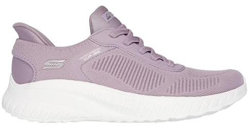 Skechers Damen Bobs Squad Chaos Current Muse Turnschuhe, Lavender Textile, 43 EU