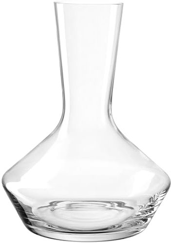 LEONARDO HOME PUCCINI Decanter • 1 Stück • Weindekanter • Glaskaraffe • bauchige Form • Rotweinkrug • eleganter Glasbehälter • schlichtes Design • stilvoller Glasdecanter • Höhe 24 cm • klar • 069524