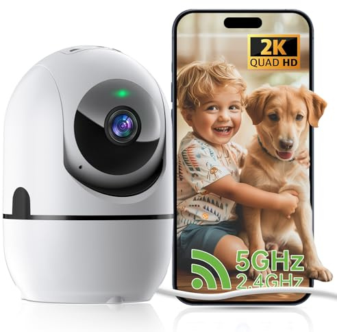 JWQPO Kamera Überwachung Innen,1080P Kamera Indoor,überwachungskamera innen WiFi Babyphone,überwachungskameras Indoor, 2-Wege-Gespräch, Bewegungserkennungsalarme Nachtsicht, innenkamera mit Alexa