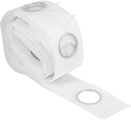 Wisyurt 5 m, nastro per tende con occhielli, 40 anelli, accessori per cucito, in , tende