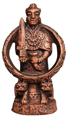 Dryad Design Dekofigur Göttin der Liebe und Krieg, Holz-Finish