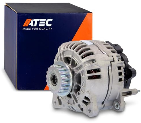 ATEC Germany 1x Lichtmaschine 12V 180A | Kompatibel mit: VW MULTIVAN T5, TOUAREG, TRANSPORTER T5 Bus, TRANSPORTER T5 Kasten, TRANSPORTER T5 Pritsche/Fahrgestell (7JD