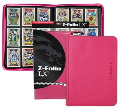 BCW Z-Folio 9-Pocket LX Portfolio Pink