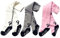 XPX Garment Lot de 3 Anti dérapant Coton Collants Bébé Fille Chaussettes 0-3 ans