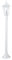 Licht-Erlebnisse Moderne Stehlampe (in Weiß, Klar, Höhe 103cm, E27, Laternenform) Außenleuchte Terrassenleuchte Laternenleuchte Gartenleuchte Stehleuchte Standleuchte