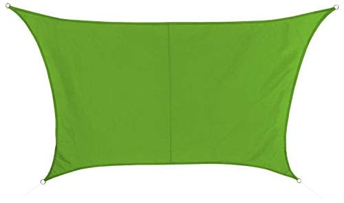 BB Sport Sonnensegel 4m / 5m x 3m Smaragd Trapez Wetterbeständig Wasserabweisend Sonnenschutz 100% PES Sichtschutz Windschutz UV Schutz Schattenspender