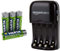 Varta Accu prêt à l'emploi - Batterie Rechargeable Mignon AA Ni-Mh (4-Pack, 2600 mAh) & Amazon Basics Chargeur de Piles Ni-MH AA et AAA avec Port USB