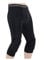 Rayauto 3/4 Capri Compression Training Pants with Honeycomb Knee Pad,Basketball Protector Gear for Adult Youth (Black,L)