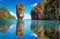 MEER Fototapete VLIES-400x260 cm (3442A)-Karibik Küste Dünen Strand Beach See Ozean Thailand Wandtapete-Inkl. Kleister-Vliestapete Bild Dekoration Wand-Dekor Moderne Motiv-Tapete Panorama Poster XXL