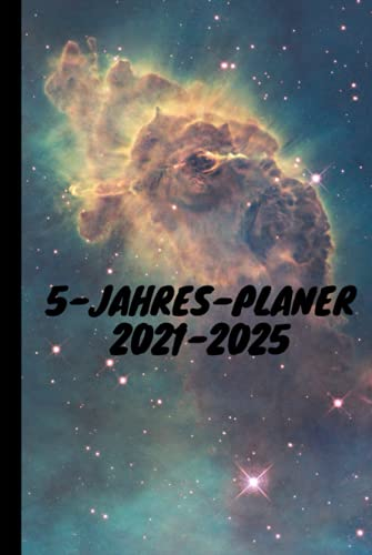 5-Jahres-Planer 2021-2024: Jahresplaner Monatskalender