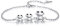 KINGWHYTE Frosch Armband 925 Sterling Silber Tierarmband Verstellbar Frauen Frosch Armband Schmuck Familie Geschenk für Schwester Mutter Tochter
