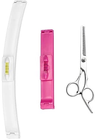 Mlysnd Hair Cutting Tool, 3pcs Hair Scissors Hair Cutting Clip, Professional Home DIY Hair Styling Kit Split End Trimmer for Kids Women Layers Bangs, Bobs, Trims Split Ends
